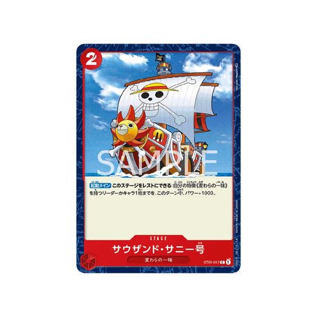 Carte One Piece Equipage Du Chapeau De Paille ST01 - 017 : Thousand Sunny - Cartes Pokémon | Importées du JaponCartes Pokémon | Importées du Japon