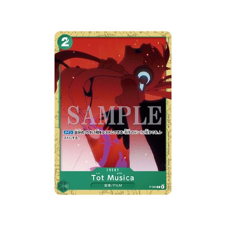 Carte One Piece Jeu De Cartes One Piece Encore Pack P - 060 : Tot Musica - Cartes Pokémon | Importées du JaponCartes Pokémon | Importées du Japon