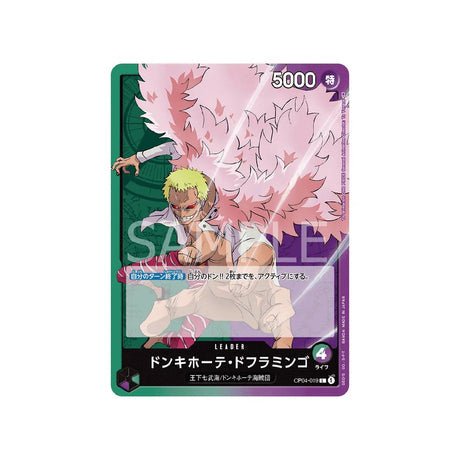 Carte One Piece Kingdoms Of Intrigue OP04 - 019 : Donquixote Doflamingo - Cartes Pokémon | Importées du JaponCartes Pokémon | Importées du Japon