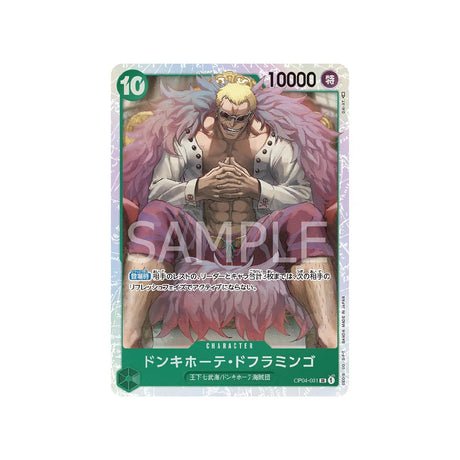 Carte One Piece Kingdoms Of Intrigue OP04 - 031 : Donquixote Doflamingo - Cartes Pokémon | Importées du JaponCartes Pokémon | Importées du Japon