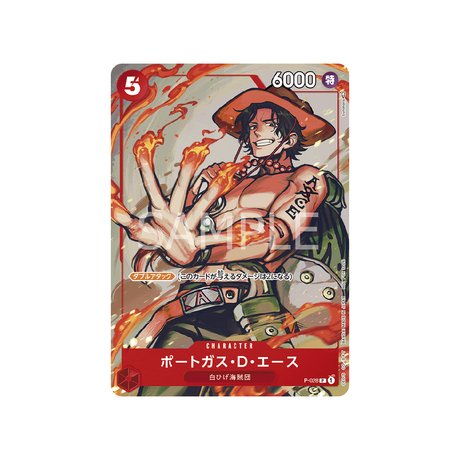 Carte One Piece Pack Promotionnel One Piece Jeu De Cartes 2022 Vol.2 P - 028 : Portgas.D.Ace - Cartes Pokémon | Importées du JaponCartes Pokémon | Importées du Japon