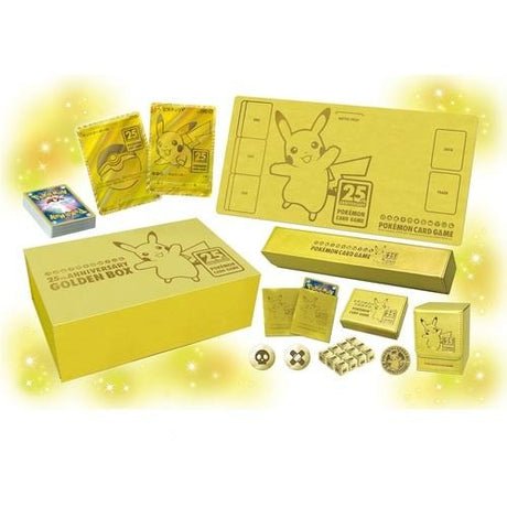 Coffret Pokémon 25ème Anniversaire Golden Box - Cartes Pokémon | Importées du JaponCartes Pokémon | Importées du Japon